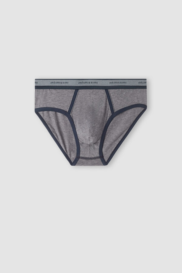 Cueca Supima® Natural Fresh Cotton com logotipo
