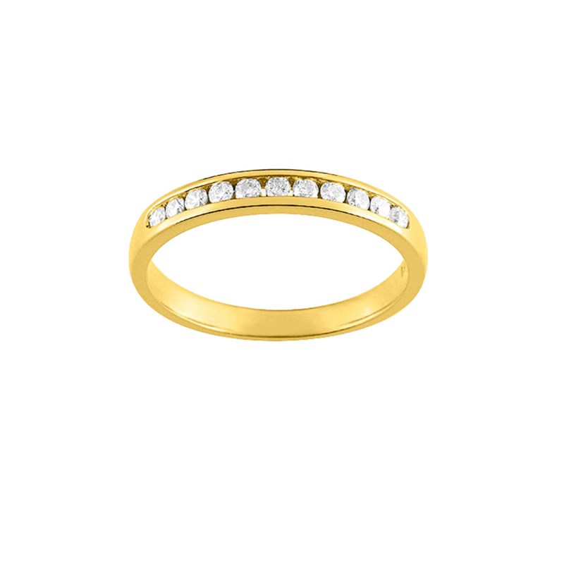Bague Femme - Or 18 Carats - Diamant