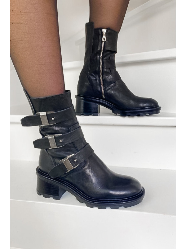 Bottines F226K7 Tronchetto Nero - Semerdjian