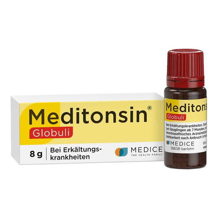Meditonsin Globuli bei Erkältung, 8 g
