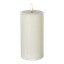 Kubbelys med flamme som flakker LED 15 cm