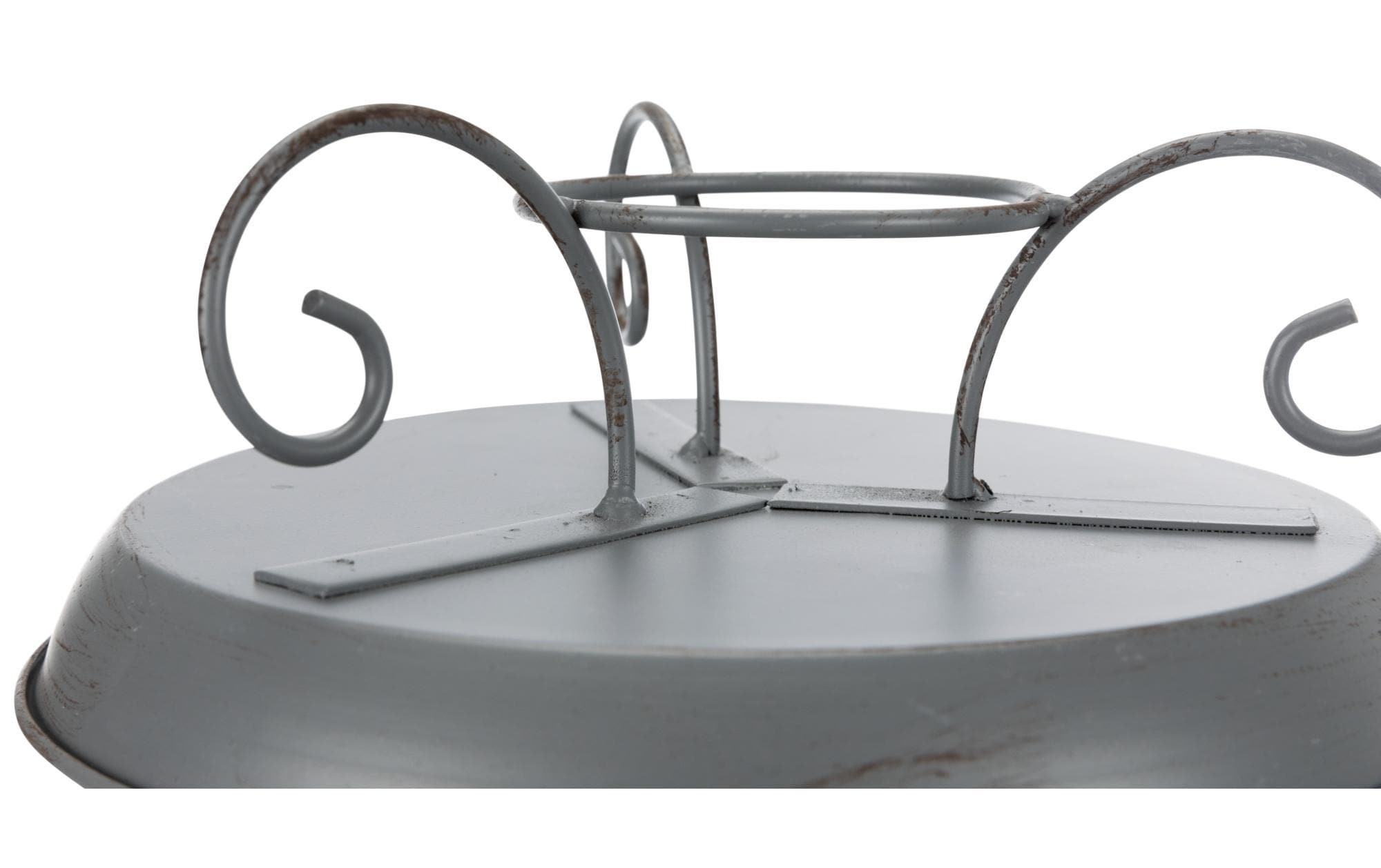 Vogeltränke zum Hinstellen, 800 ml, ø 22 cm, GrauWasserspender