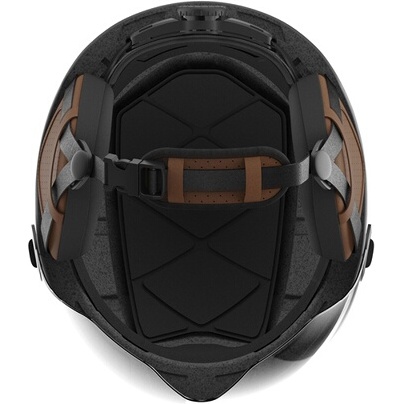 Casque vélo Casr Life Crème avec visière - L