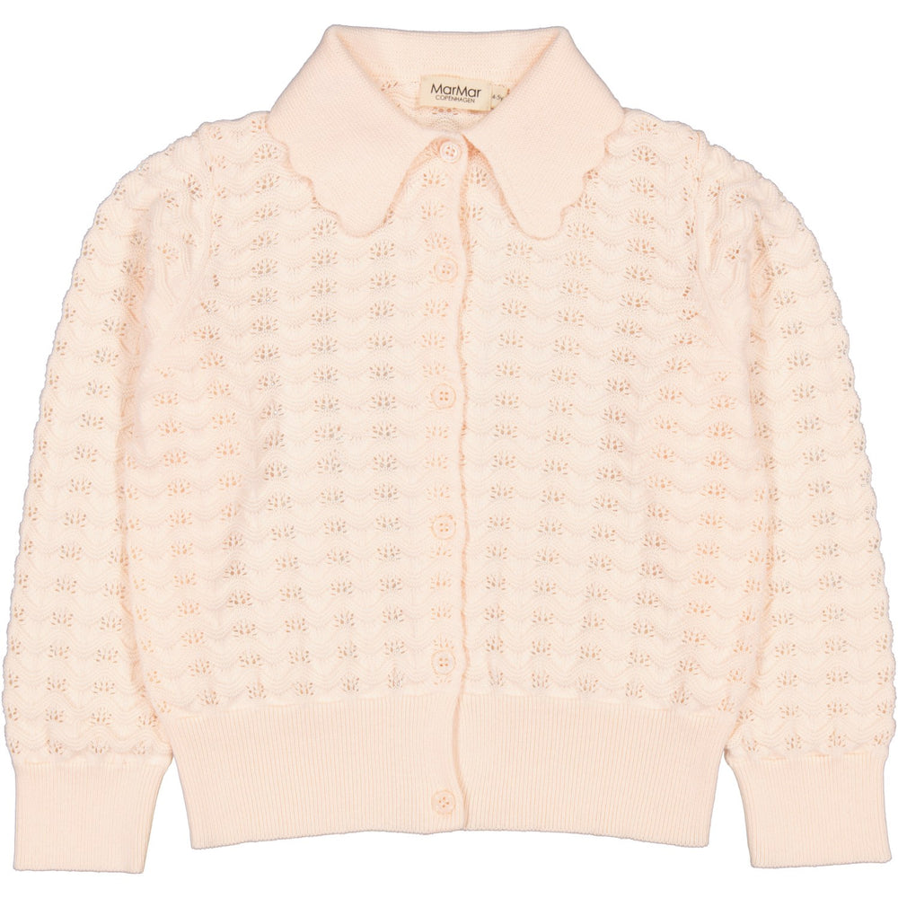 Køb MarMar Cotton Knit Lace Soft Rosa Tulda Cardigan Knitwear