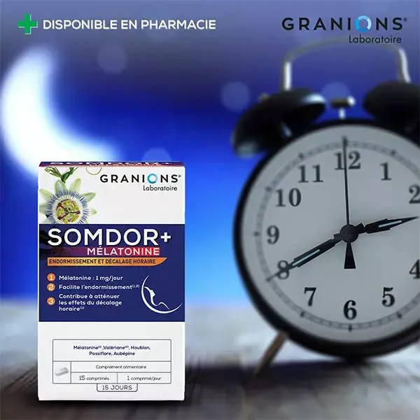 Granions Somdor+ Melatonina 15 comprimidos