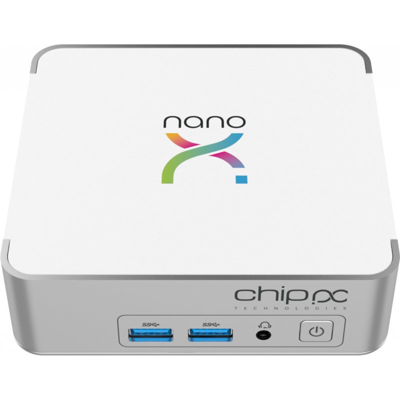 Chip PC CUBEX Nano Intel® Core™ i3 i3-1215U 16 Go DDR4-SDRAM 512 Go SSD Windows 11 Pro Mini PC Argent