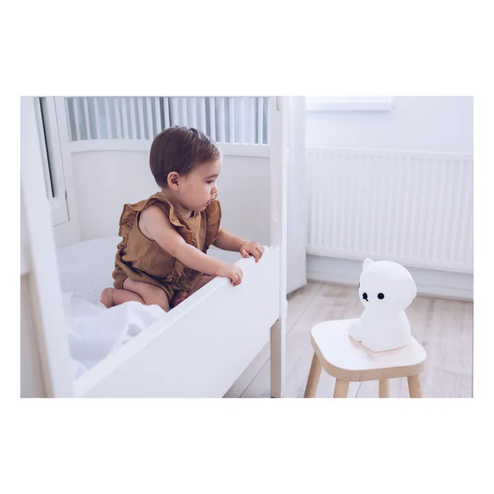 Mr Maria Veilleuse Boris en silicone souple | Blanc
