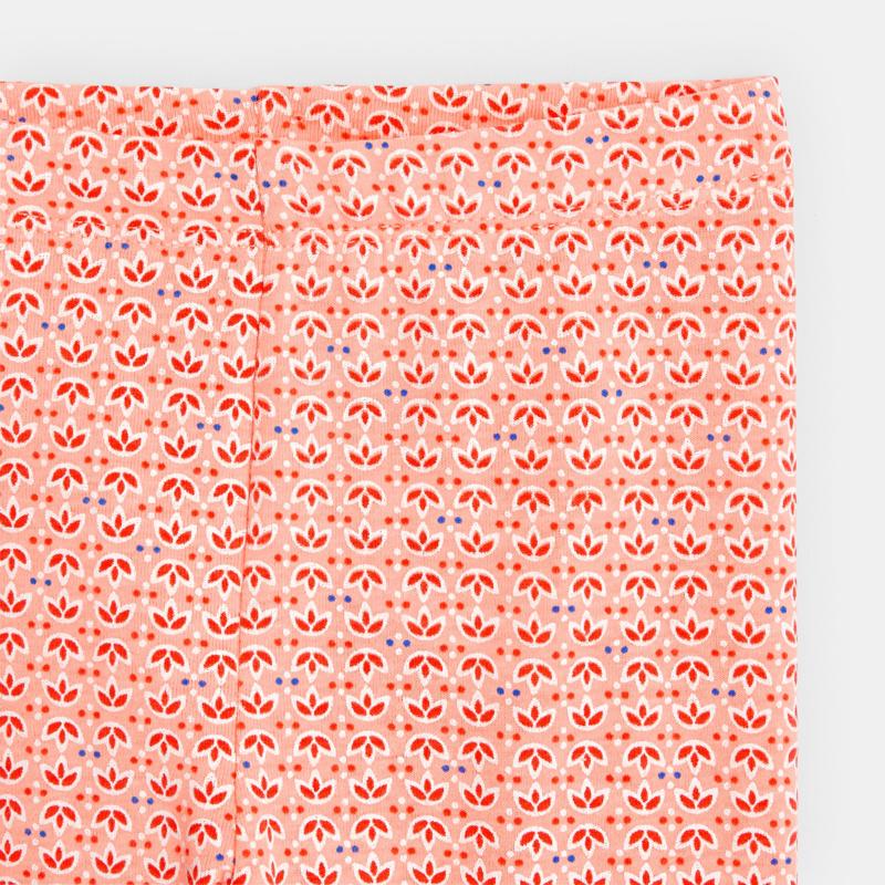 Legging impression graphique orange bébé fille Orange