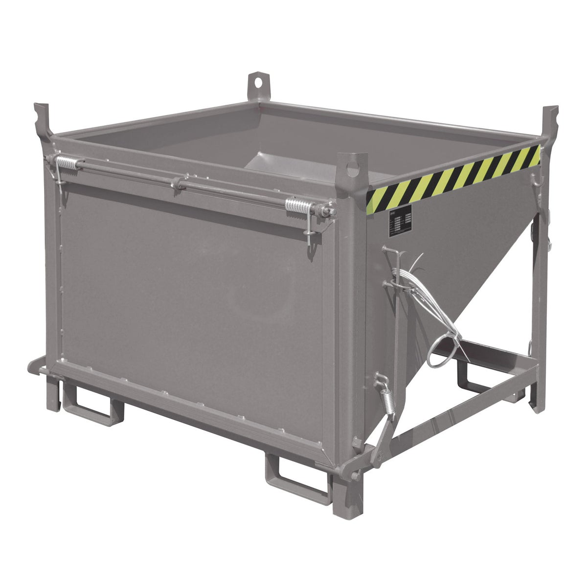 Bauer SGK 50 silocontainer, gelakt, muisgrijs