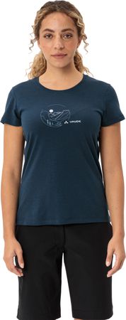 CYCLIST Damen-Kurzarmshirt  dark seablue  38