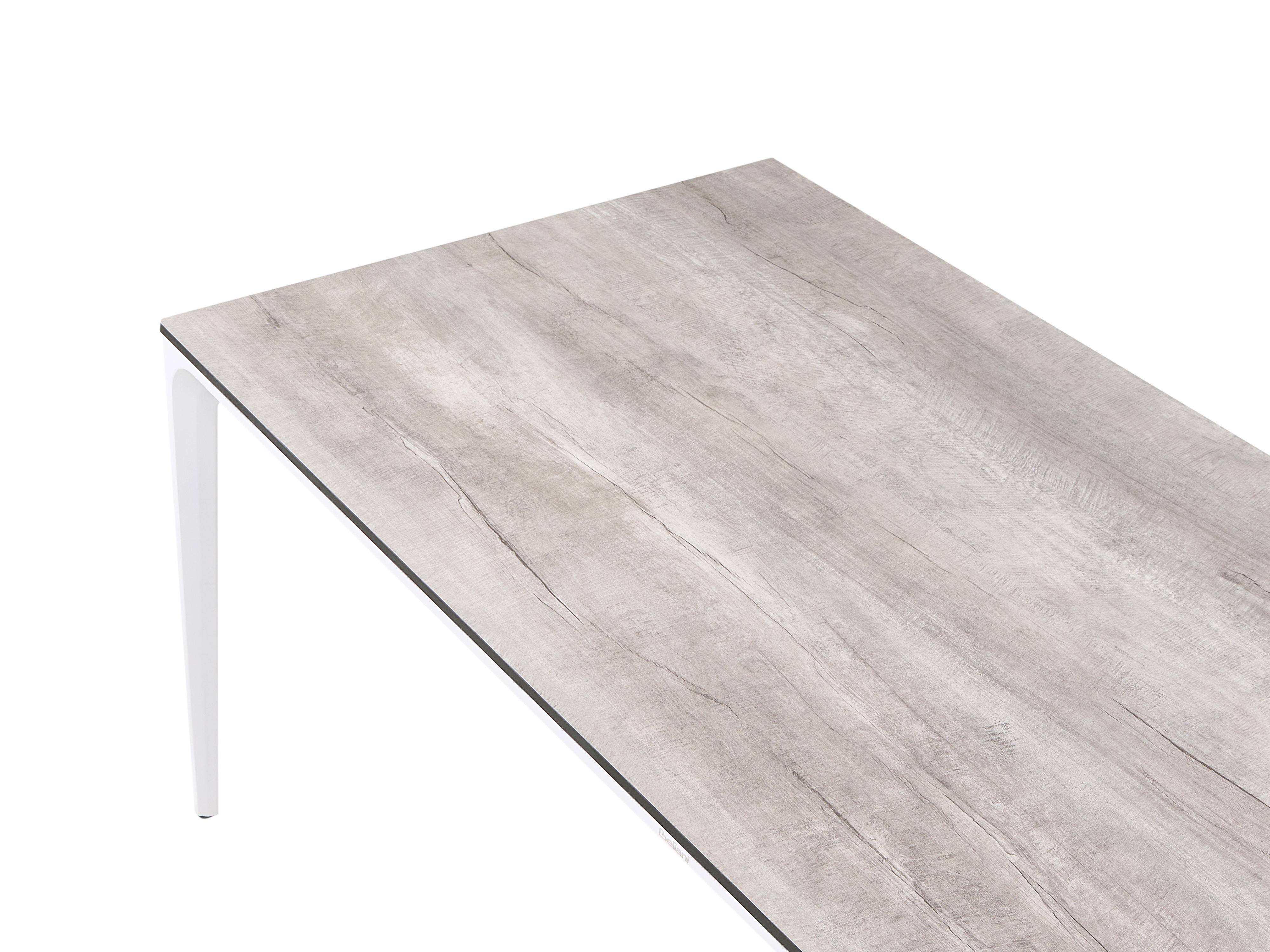 Tuin eettafel SOVARETO 180 cm 90 cm Houtachtig Lichtgrijs
