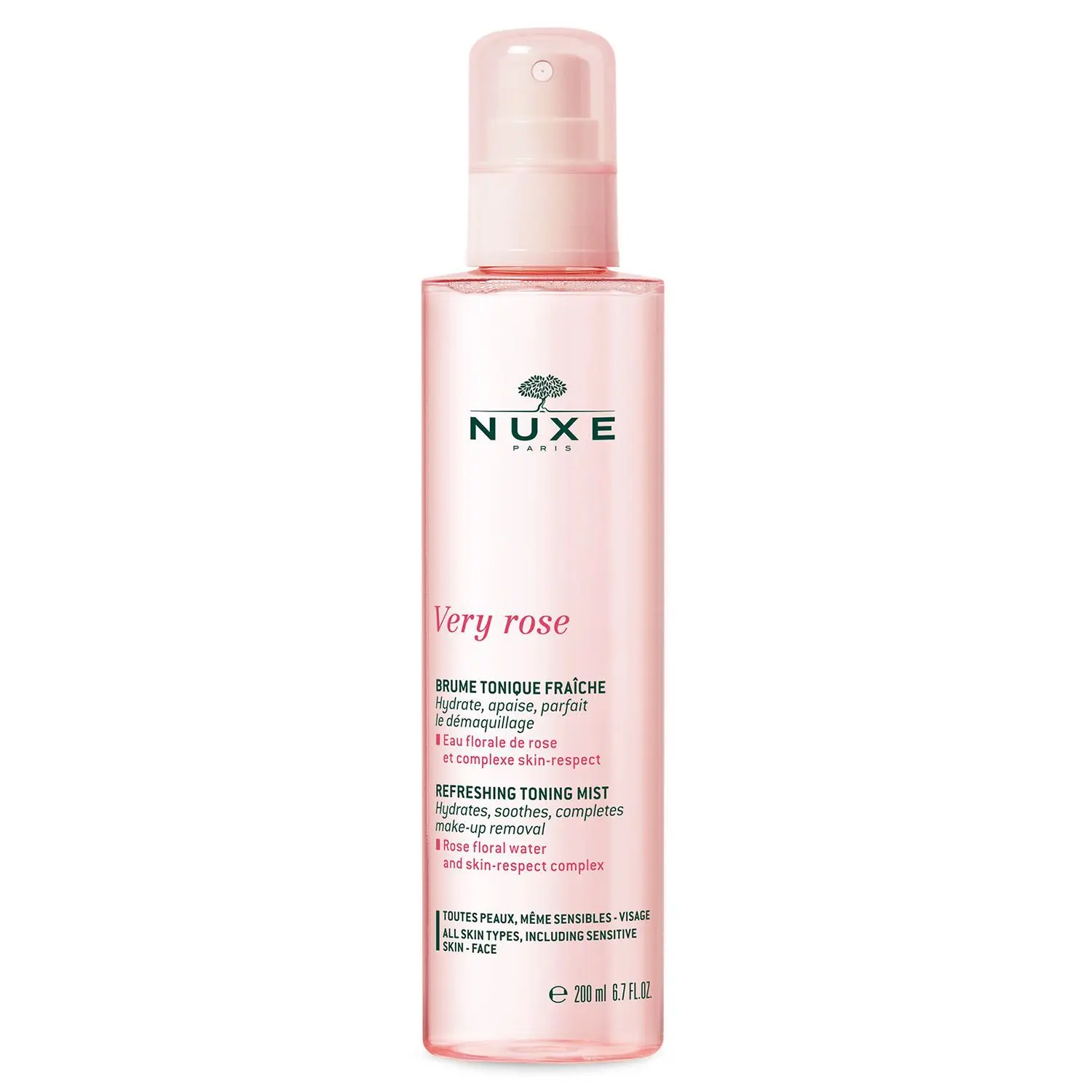Nuxe - Brume Tonique Fraîche Very Rose- Lotion et tonique