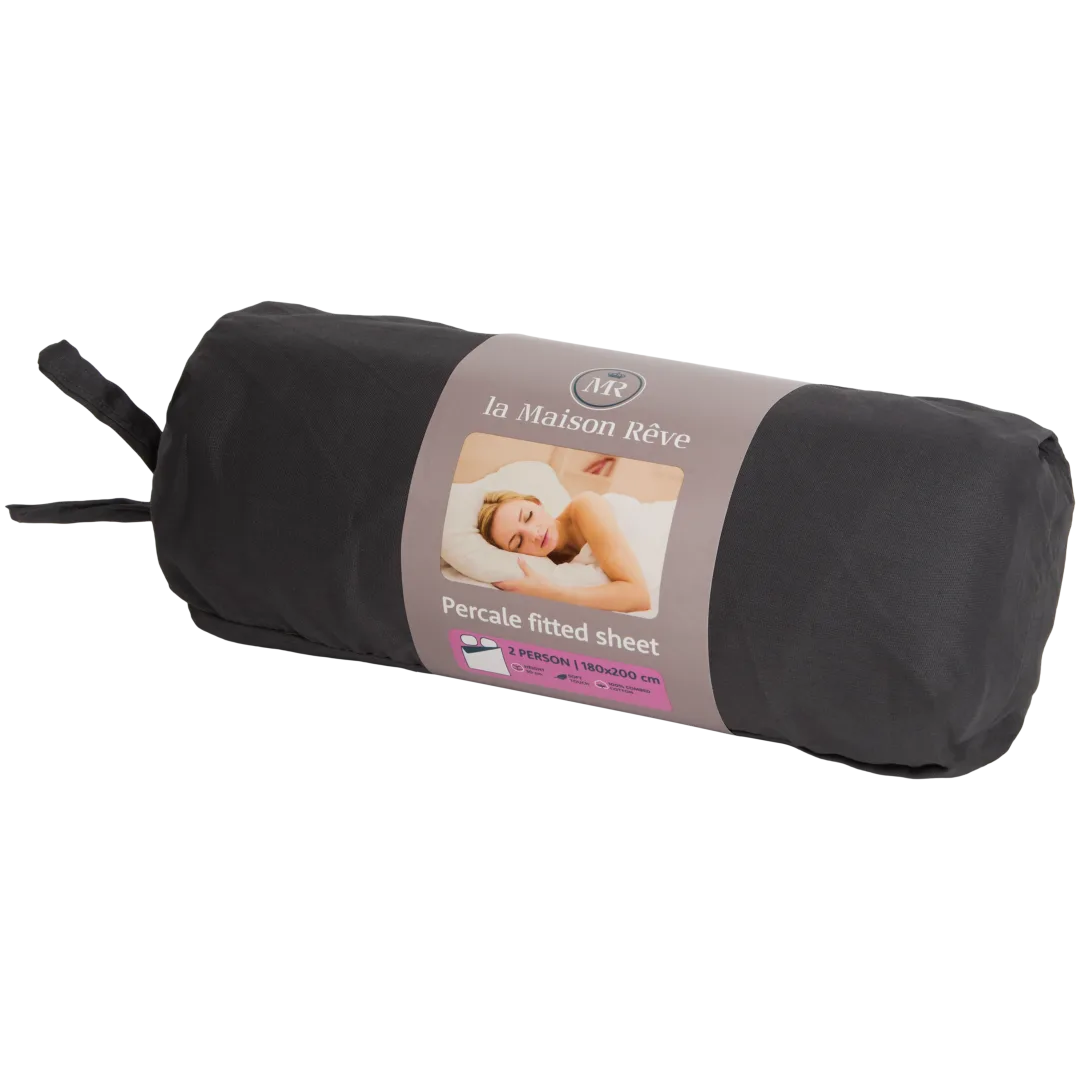 Drap-housse en percale de coton La Maison Rêve