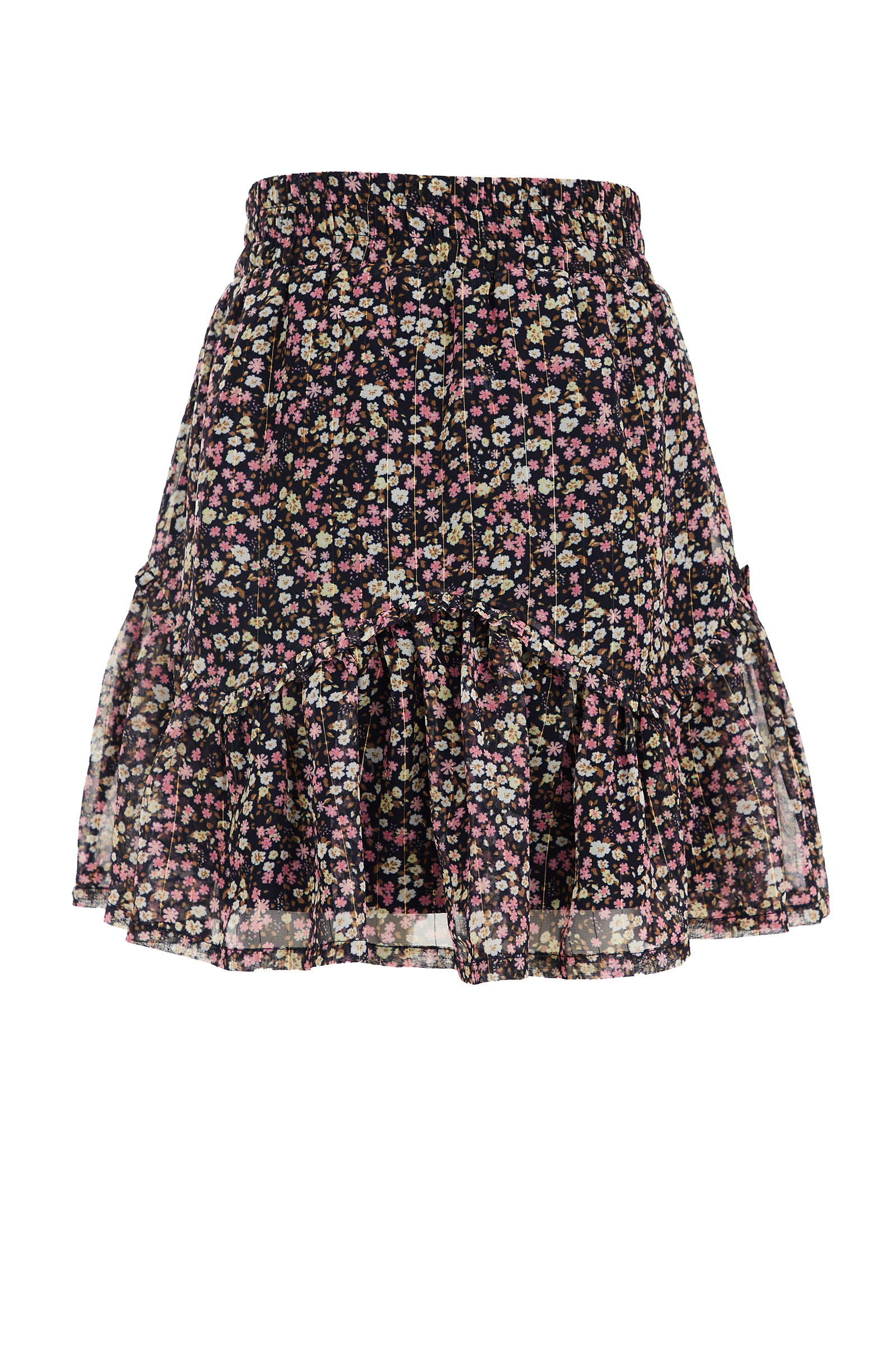 Meisjes rok met dessin WE Fashion Donkerblauw