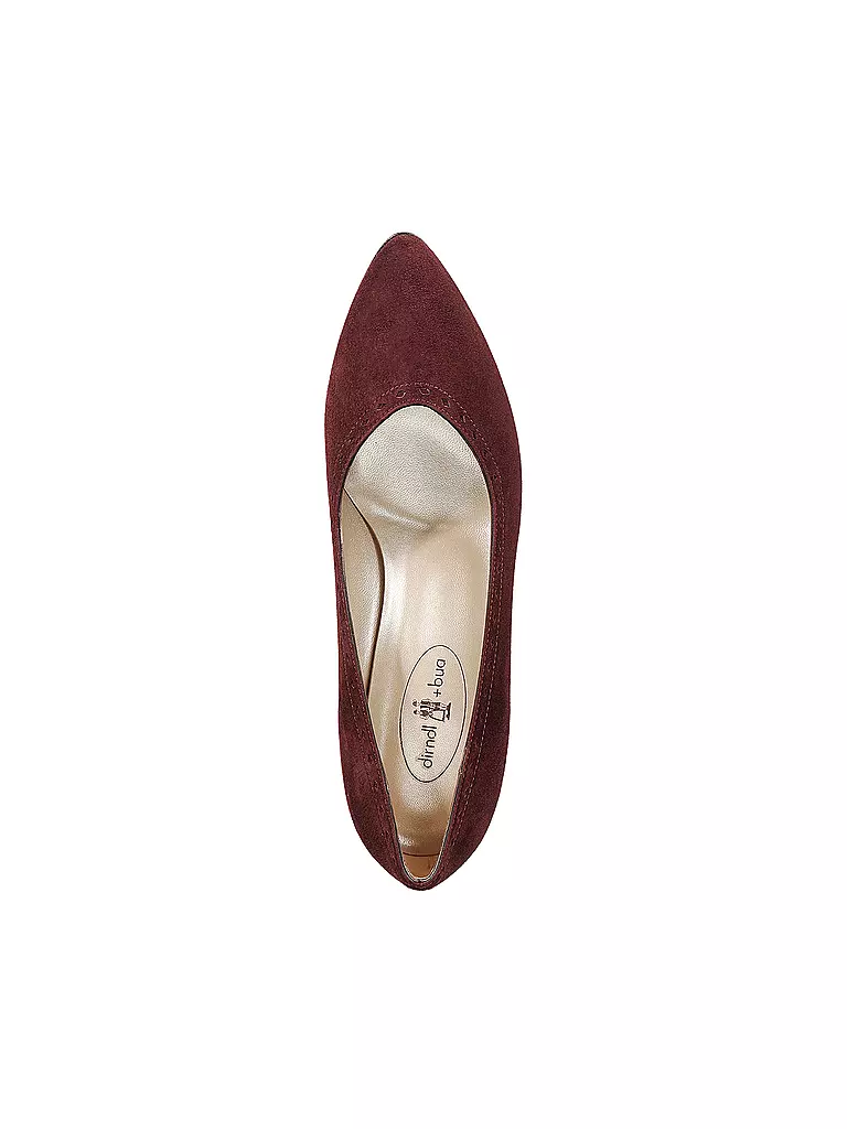 DIRNDL & BUA Trachtenschuhe - Pumps rot