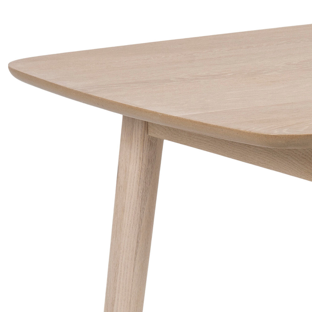 by fonQ basic Rounded Eettafel 150 x 80 cm - Eiken