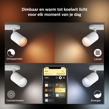 Philips Hue opbouwspot Fugato wit