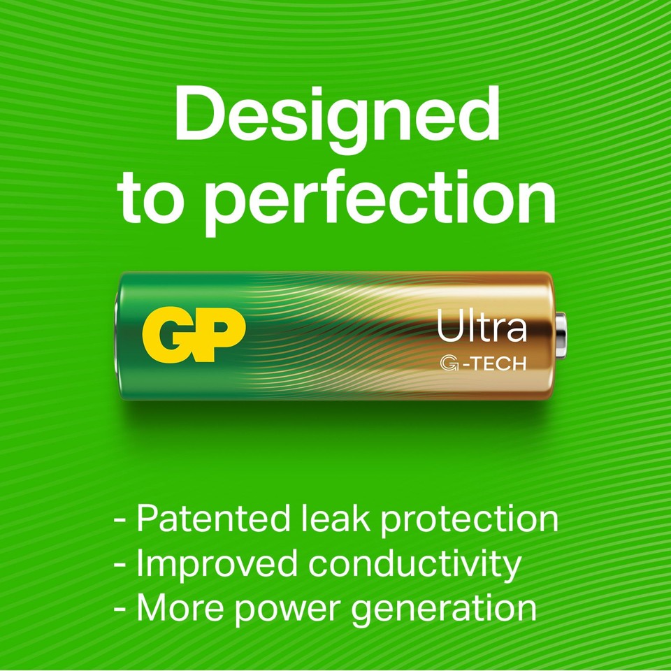 GP - 15A LR06 AA Powercase (24-pakke) - Højtydende Alkaline Batterier