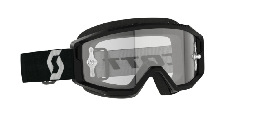 SCOTT Primal Clear Goggles, Sort/Hvid