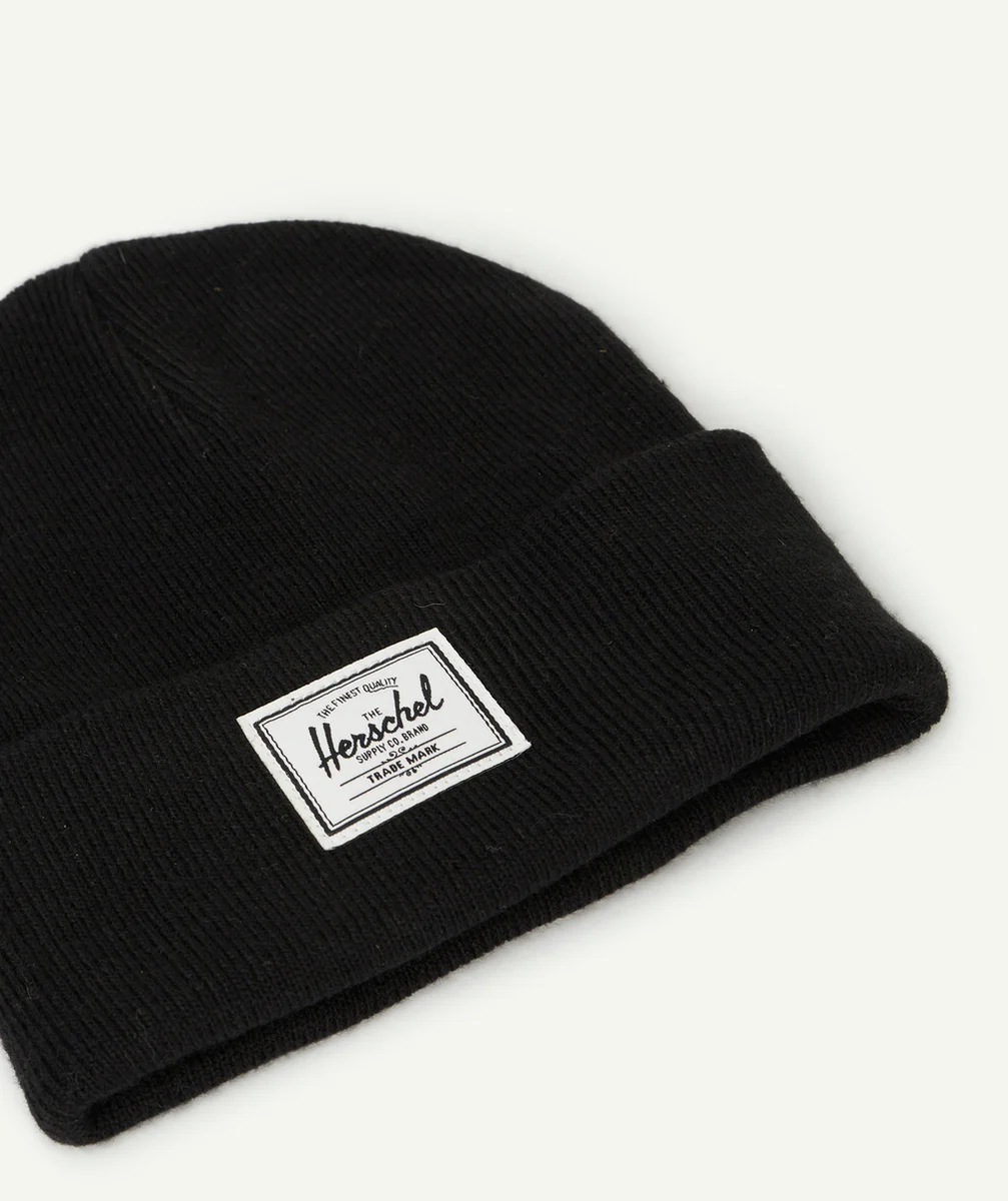 HERSCHELBONNET 2-4 ANS ELMER BEANIE EN MAILLE NOIR