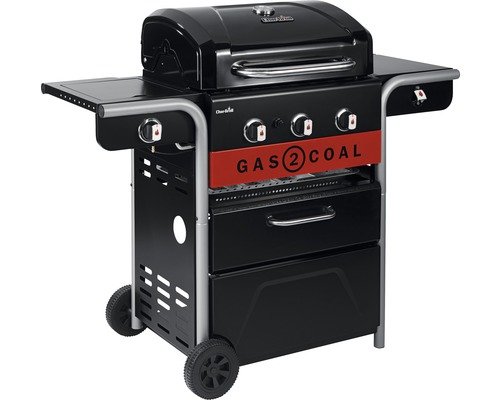 Char-Broil Gasgrill Houtskoolgrill Hybride Grill Gas2Coal 2.0 330 133,4 x 62,9 cm 3-pits