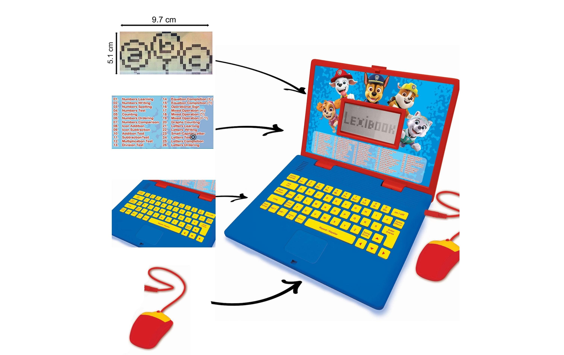 Lexibook® Lerntablet »Paw Patrol DE/EN«