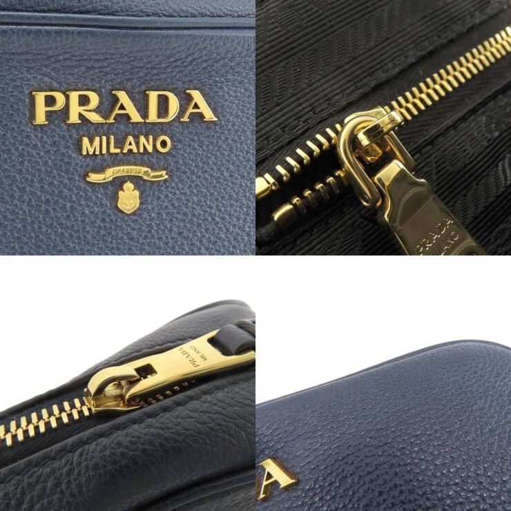 Prada Vintage Prada Crossbody Bag Navy