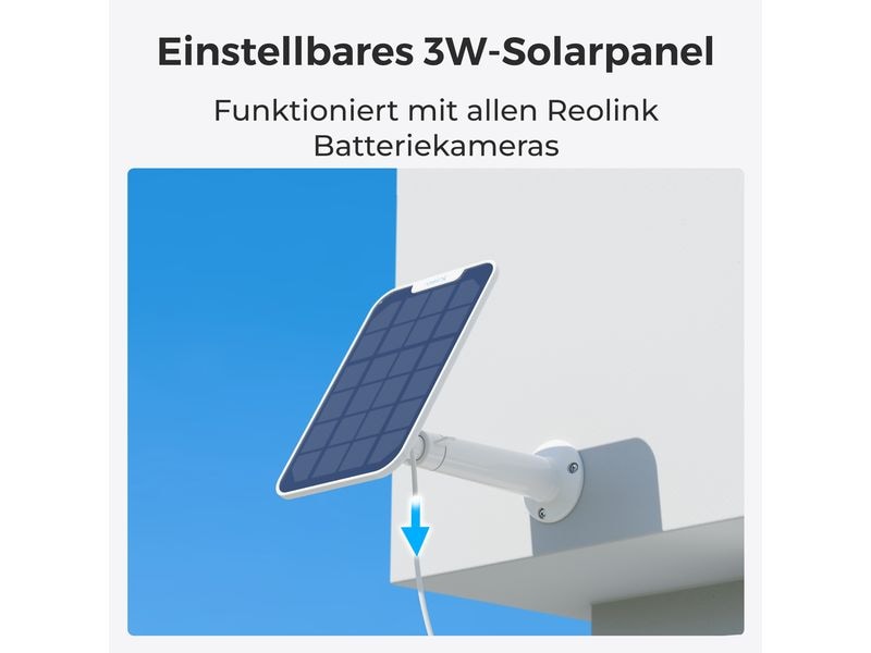 Reolink 4G/LTE-Kamera G430 inkl. Solarpanel Kabellose 2K 4G PT-Kamera mit smarter Erkennung inklusive Solar Panel 2