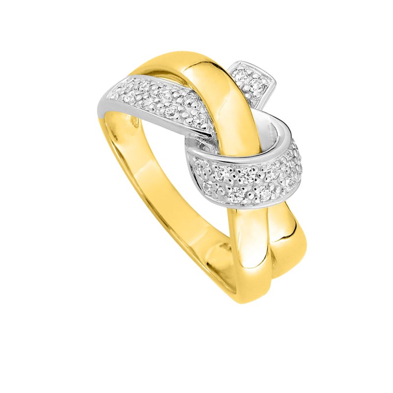 Bague Femme - Oxyde de zirconium - Or 18 Carats