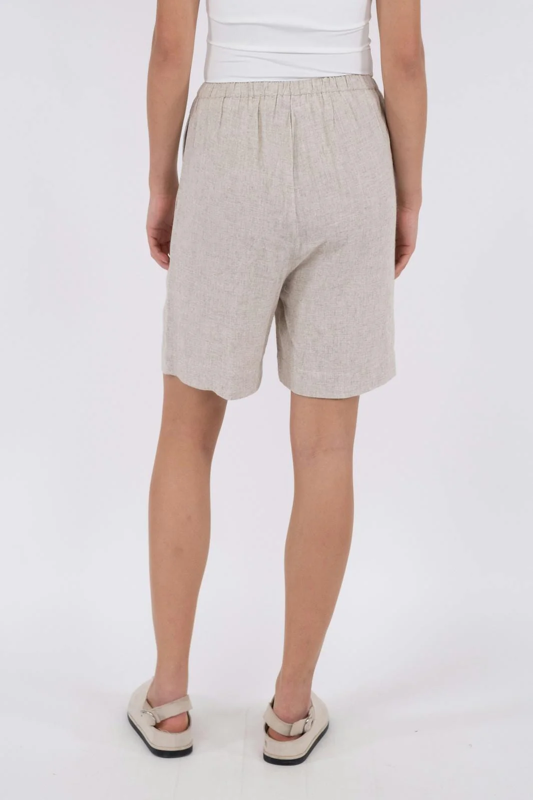 Neo Noir Santo Soft Linen Shorts