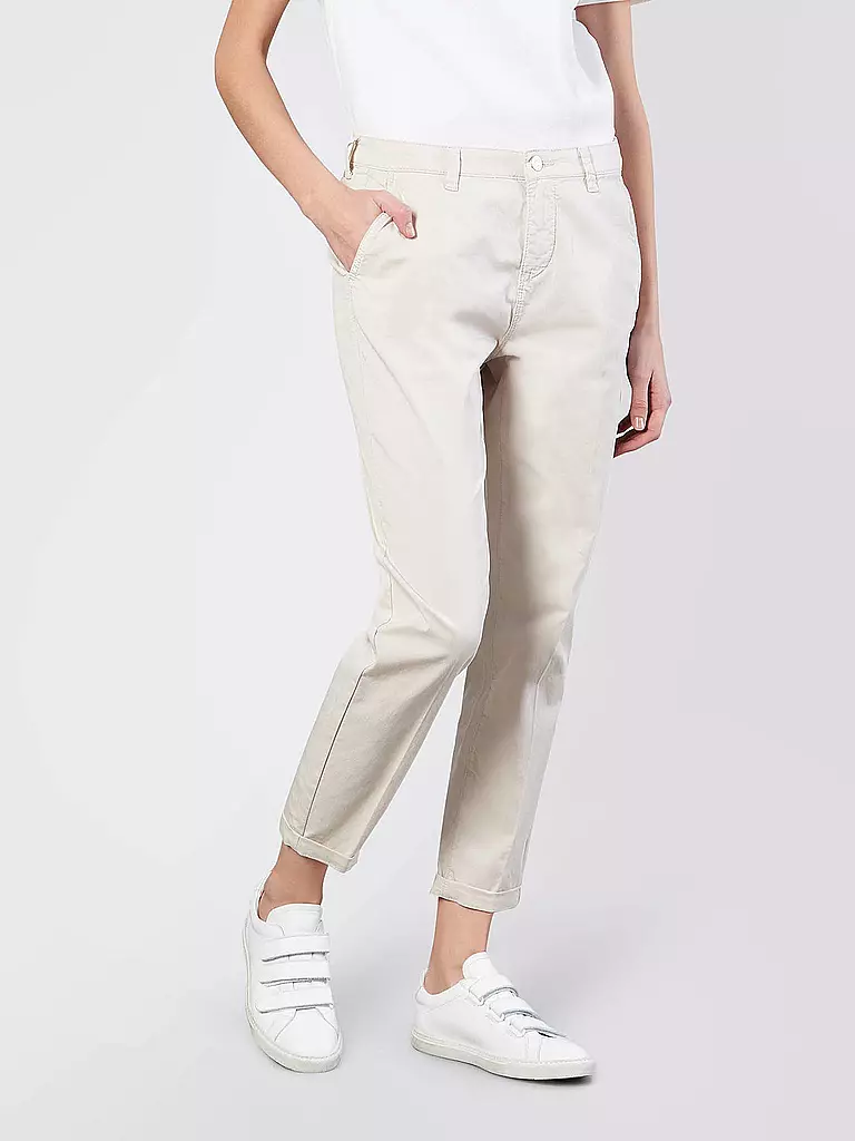 MAC Chino 7/8 TURN UP creme