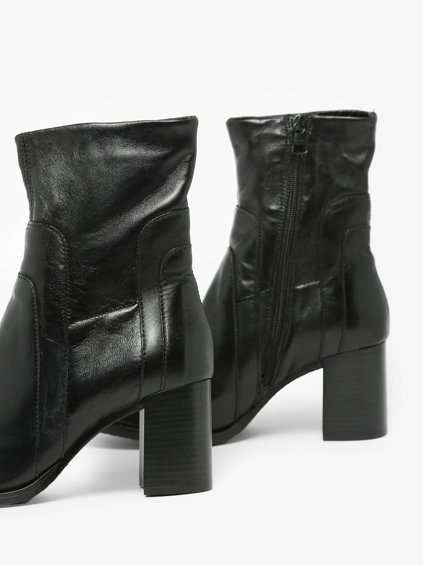 Bottines  talon en cuir MJUS