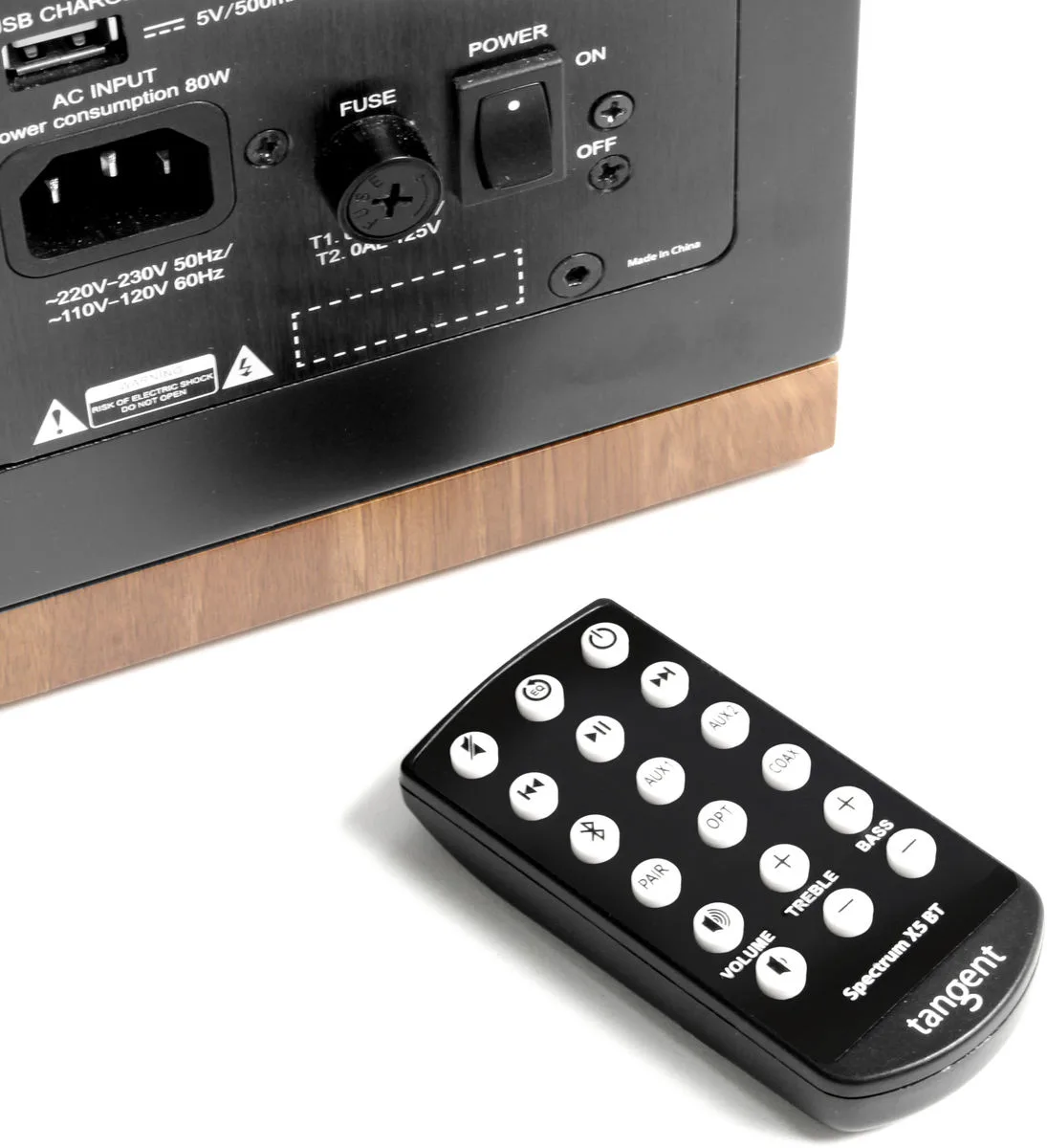 Tangent Spectrum X5 BT Phono Noir Enceintes sans fil hi-fi