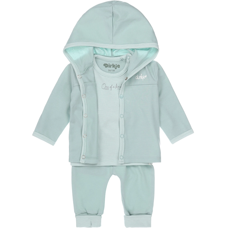 Dirkje Outfit-Set 3-teilig aqua-green off-white