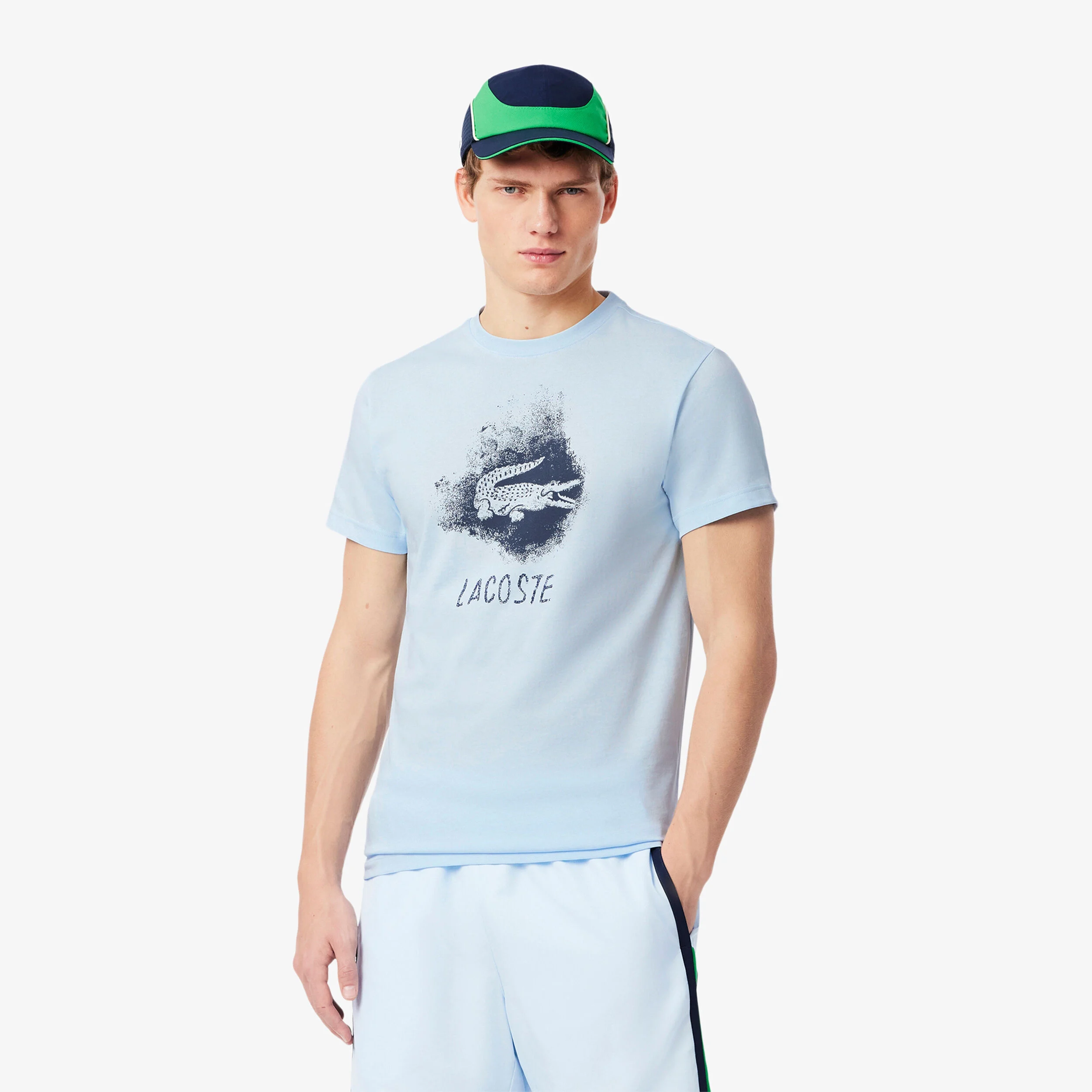 Lacoste T-shirt Hommes - Bleu Clair