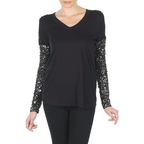 Manoush - TSHIRT ML INDIAN BASIC - Noir