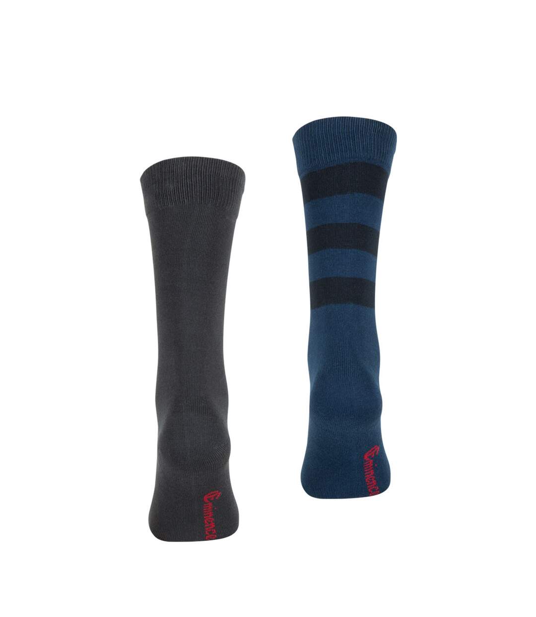 Lot de 2 paires de chaussettes mi-hautes homme Fait en France
