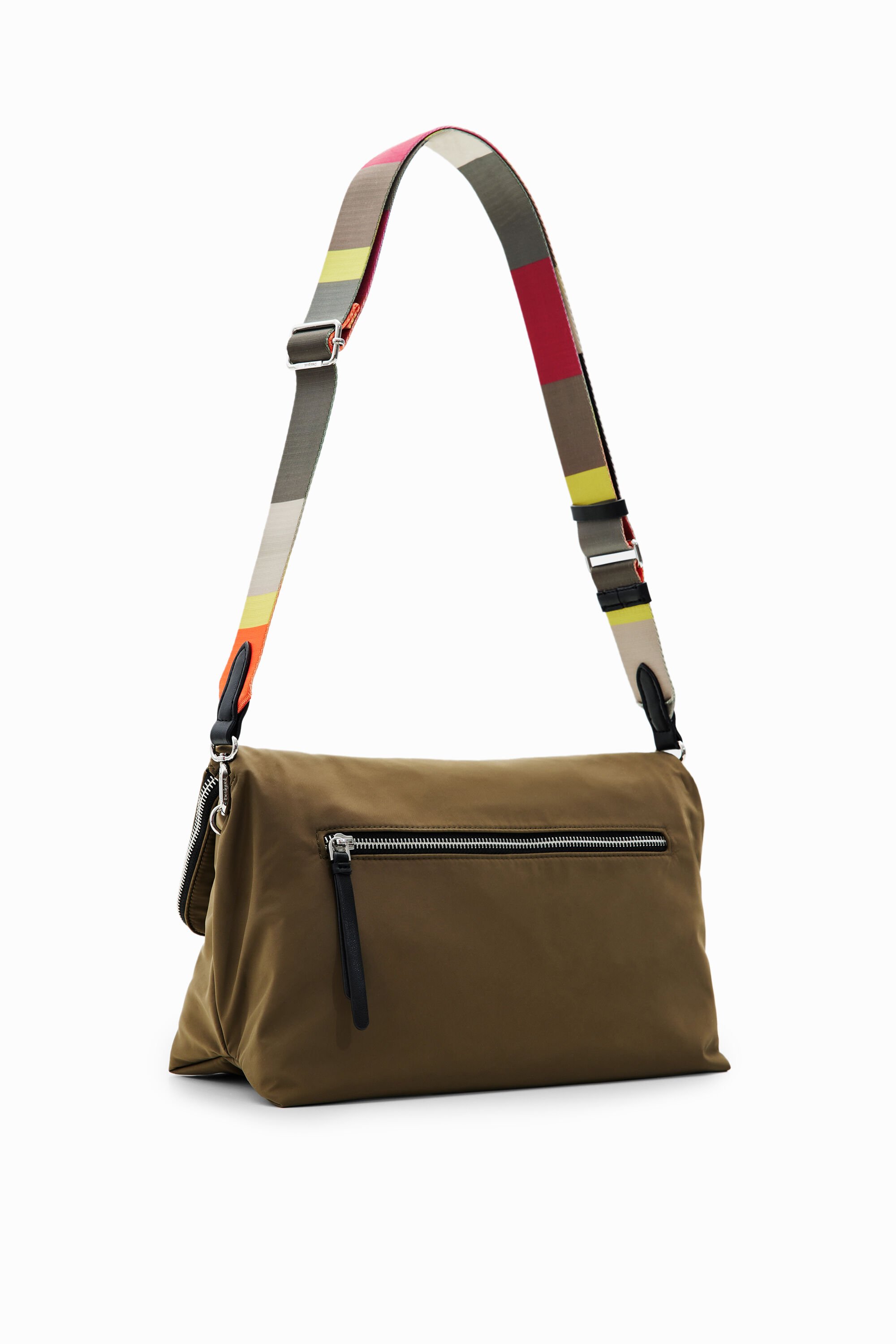Grand sac à bandoulière uni