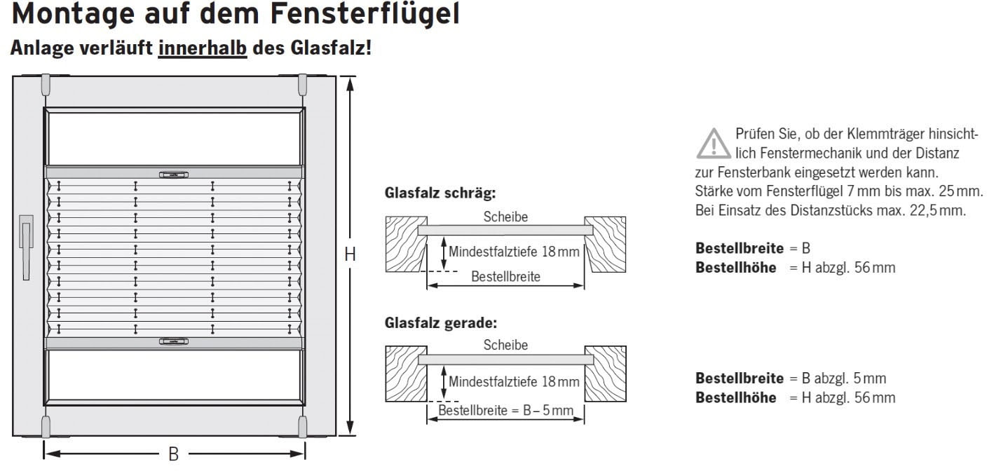 sunlines Plissee »Start-up Style Honeycomb« verdunkelnd energiesparend ohne Bohren verspannt verspannt mit Simply-Fix Klemmträger, Wabenplissee, nach Mass