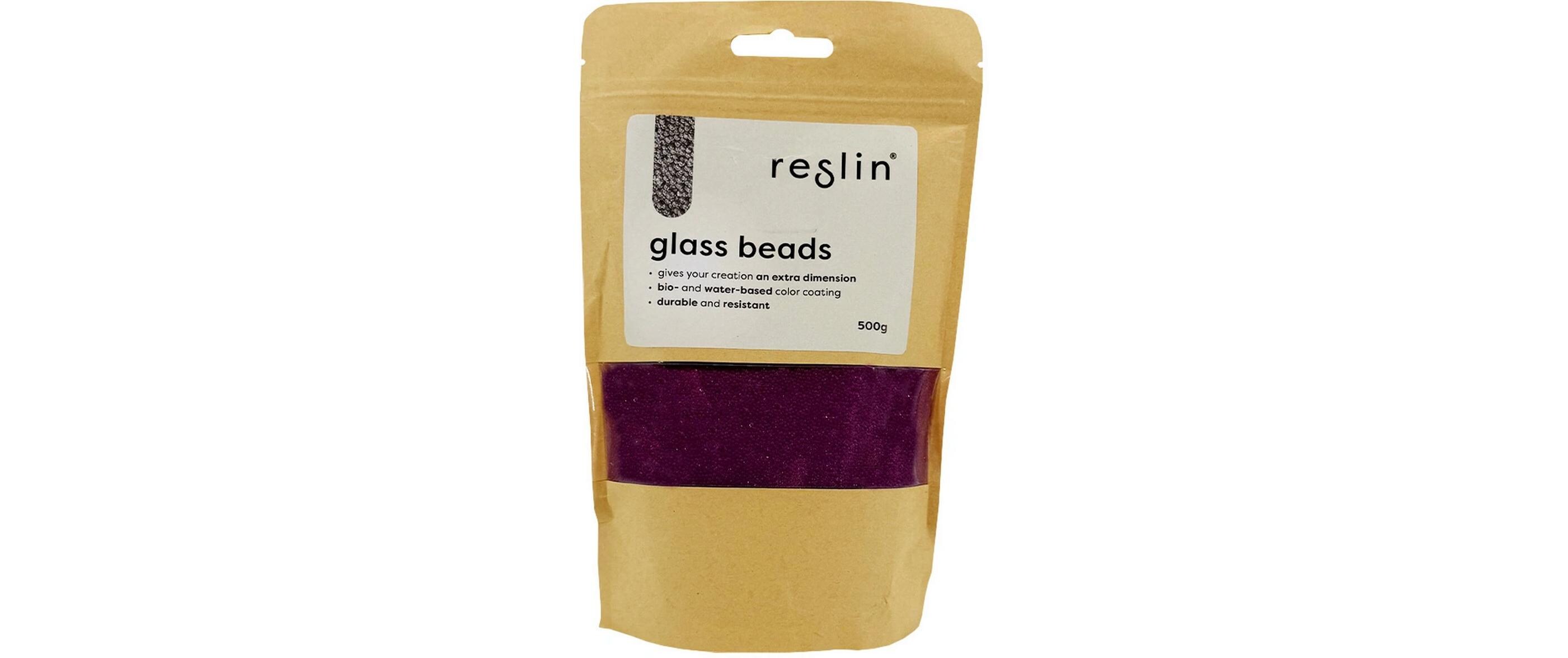 Glasperlen 500 g LavendelGlasperlen