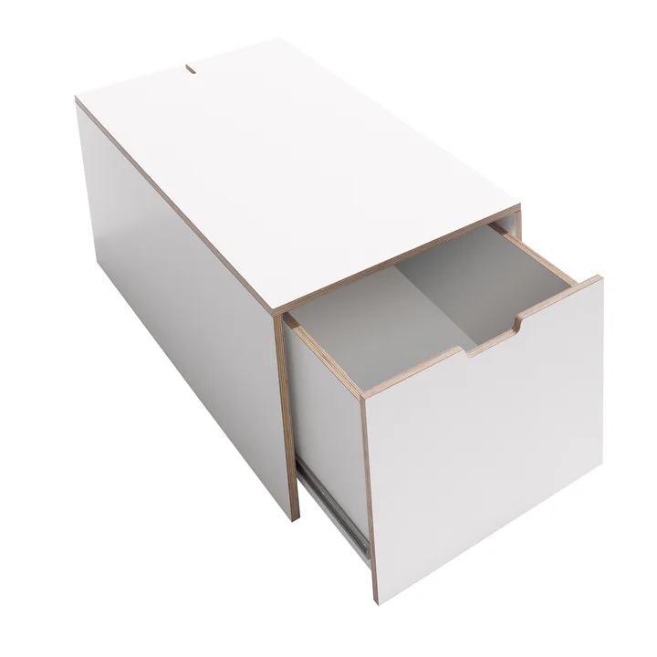 Müller Small Living - Bettkasten 16, weiss / 93 cm