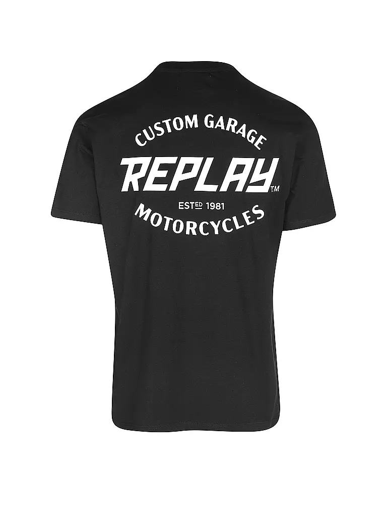 REPLAY T-Shirt schwarz