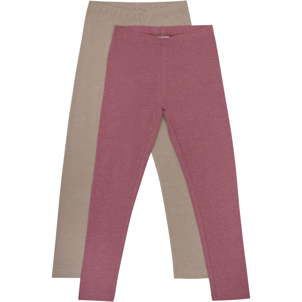 Køb Minymo Apple Butter Basic Leggings 2-Pack