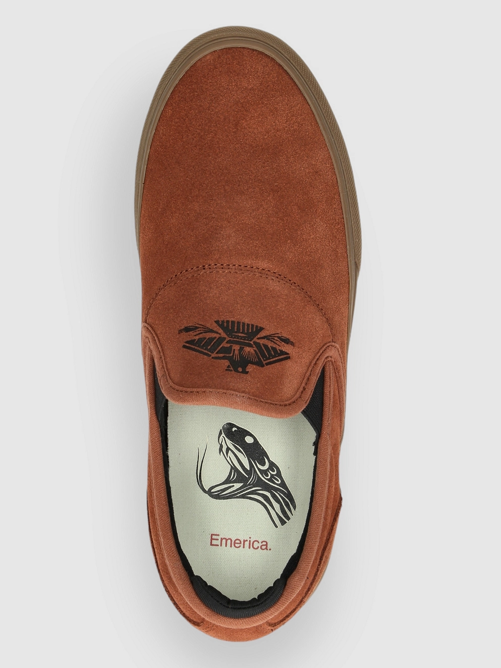 Emerica Wino G6 Slip-On X Jess Mudget Skate Shoes clay