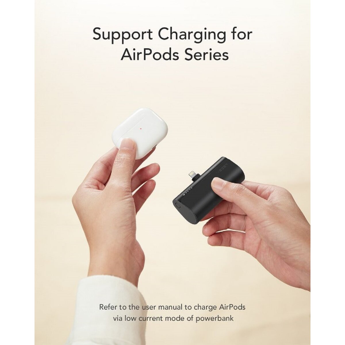 Power Bank PlugOn - 5000mAh mit Build Connector für iPhone