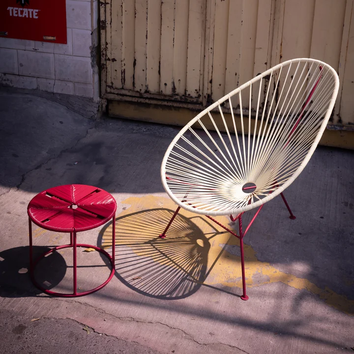 Acapulco Design - Acapulco Classic Chair, aqua verde / schwarz