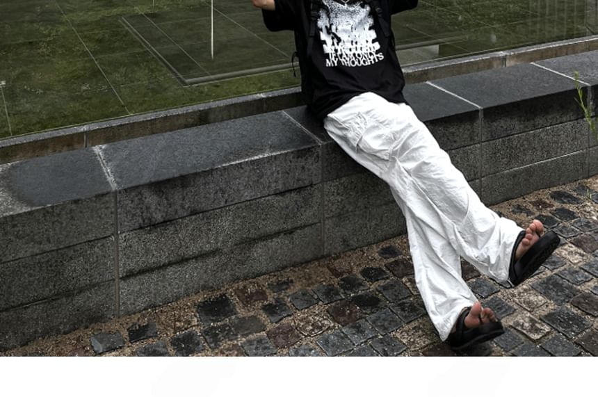 SeoulPop - T-shirt met korte mouwen en print