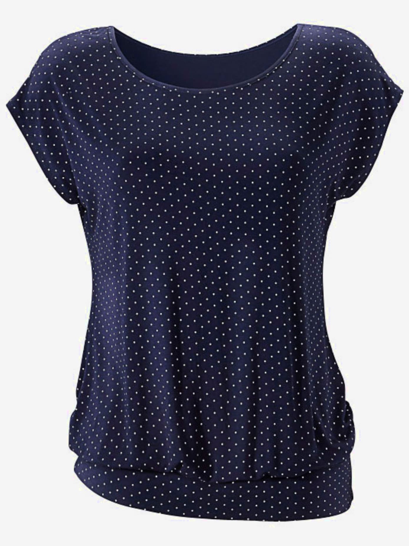T-shirt long t-shirt lascana avec joli imprimé à pois