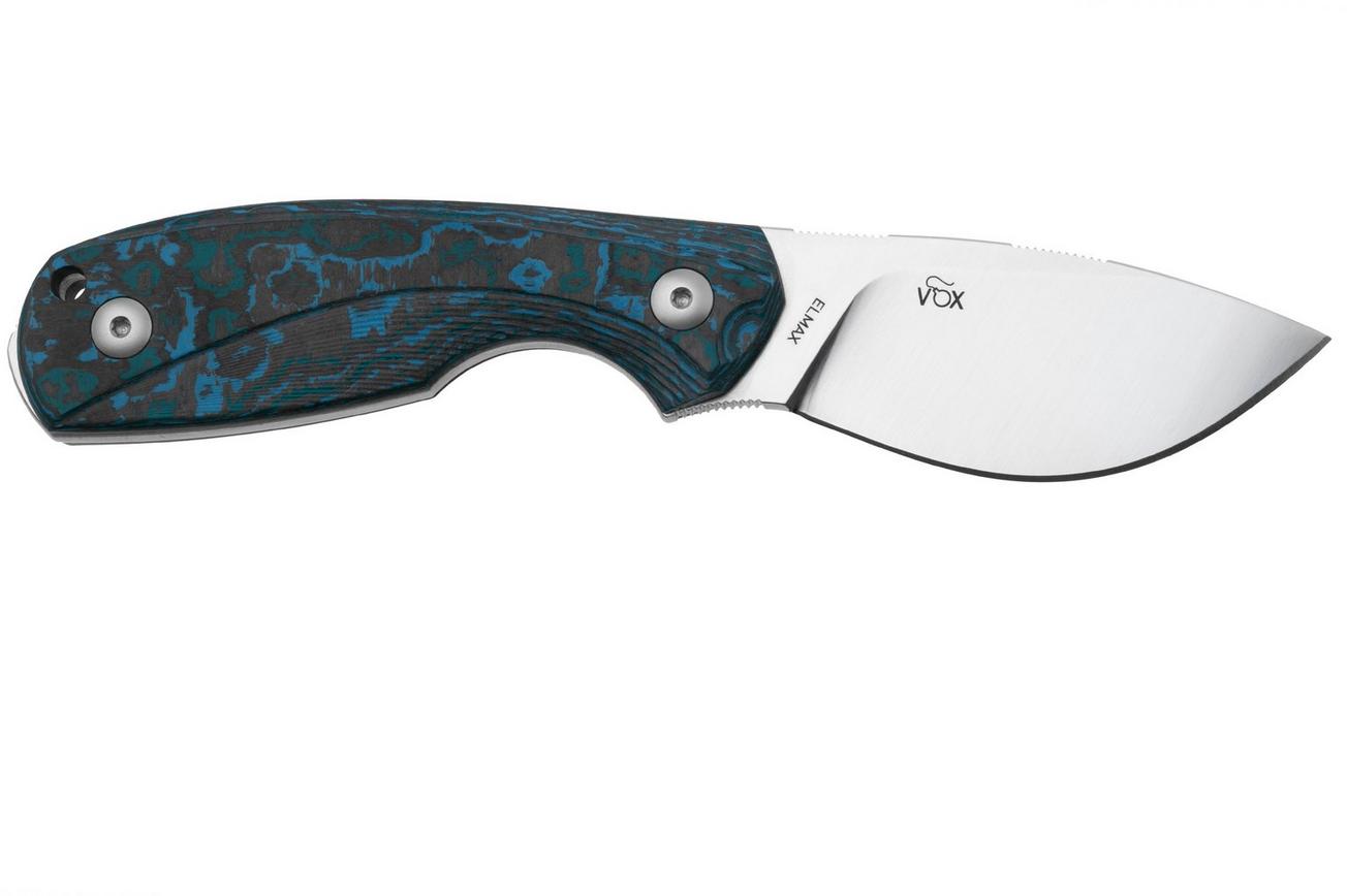 Viper Lille 1 VT4022FCA  Satin Elmax, Carbon Fiber Arctic Storm, vaststaand mes, Jesper Voxnaes design