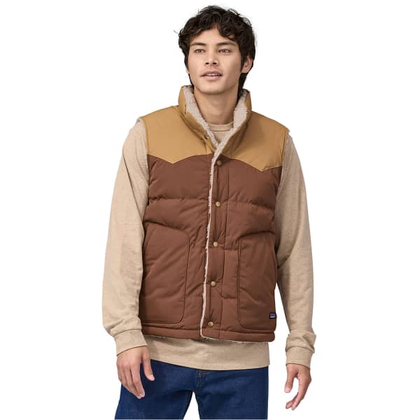 Veste PATAGONIA M'S REVERSIBLE BIVY DOWN VEST MOOSE BROWN